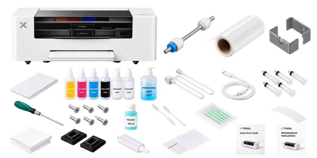 xTool Apparel Printer: One Click DTF Printer, Effortless Customization for Business