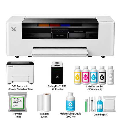 xTool Apparel Printer: One Click DTF Printer, Effortless Customization for Business